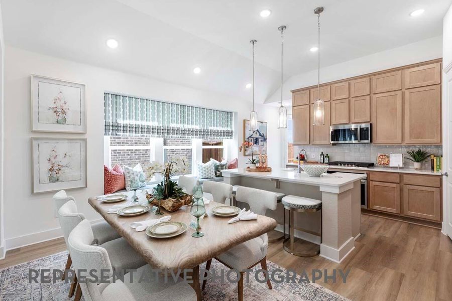 Furnished interior view inside a new home in Kresston, Montgomery (Image 29).