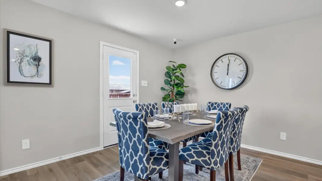 Furnished interior view inside a new home in Springhill South, Boyd (Image 10).
