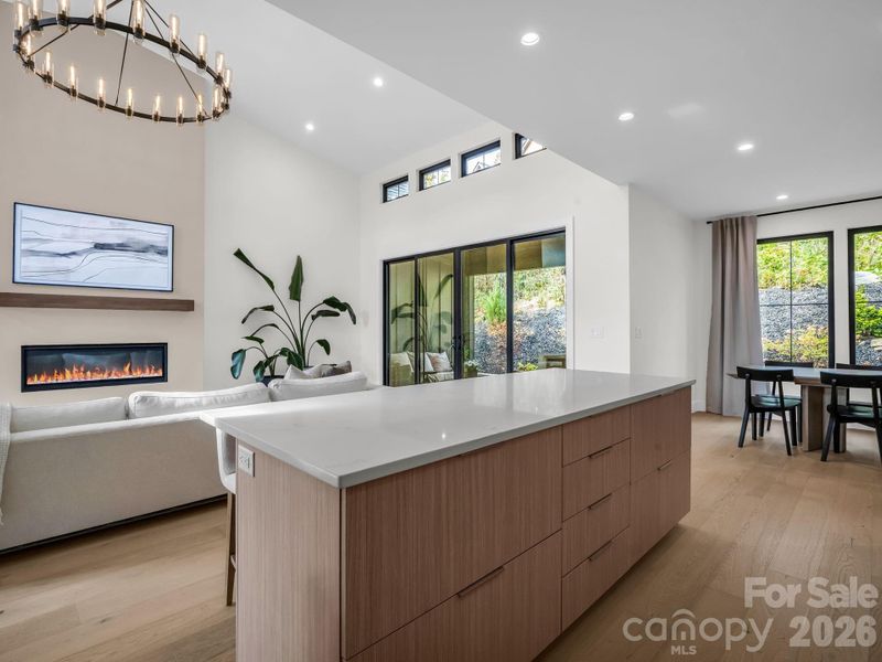Furnished interior view inside a new home in , Hendersonville (Image 36).