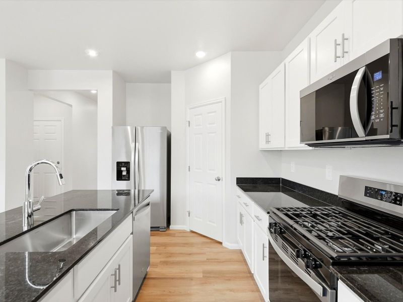 Furnished interior view inside a new home in Revere at Johnstown, Johnstown (Image 5).
