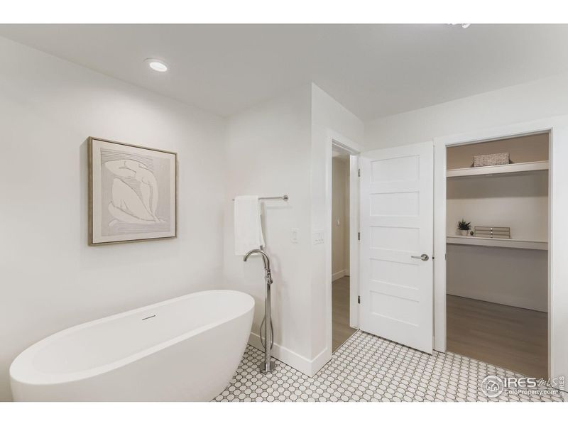 Furnished interior view inside a new home in , Denver (Image 33).