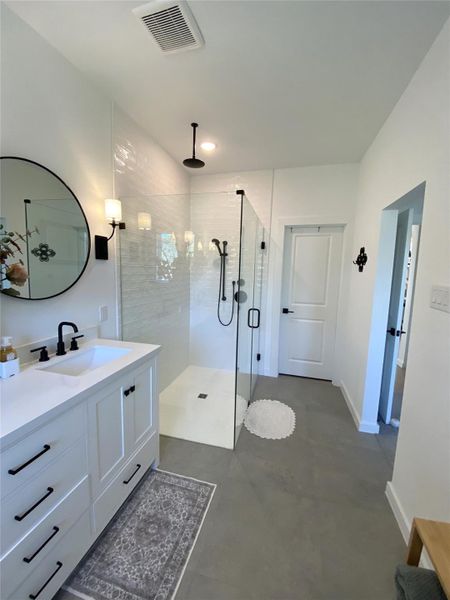 Furnished interior view inside a new home in Centennial Oaks, Santa Fe (Image 22).