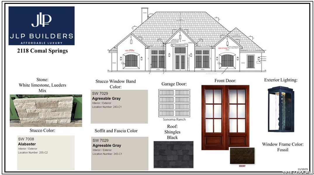 Sample of building materials used in homes in , Canyon Lake (Image 6).