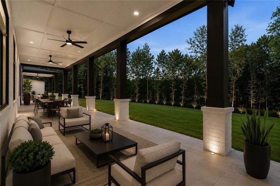 Exterior details and patio area of a home in , Buford (Image 28). Exterior details and patio area of a home in , Buford (Image 28).