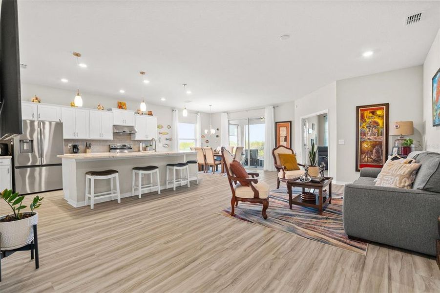 Furnished interior view inside a new home in , Davenport (Image 17).