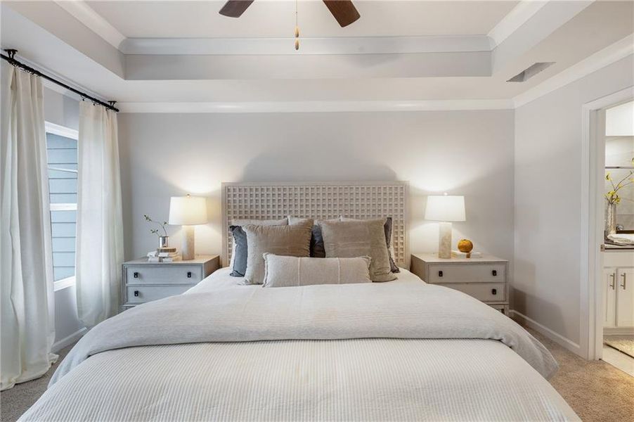 Furnished interior view inside a new home in , Conyers (Image 10).