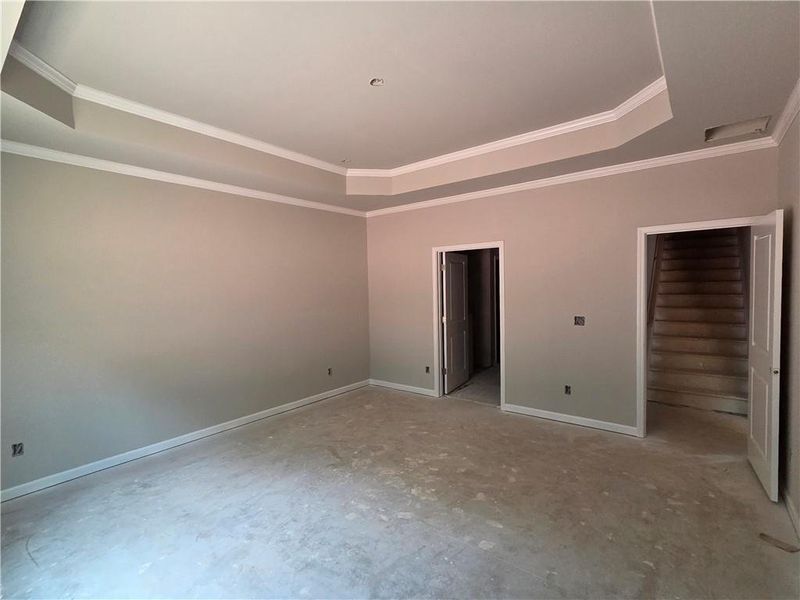 In-progress construction of a new home in , Bethlehem, GA (Image 4).