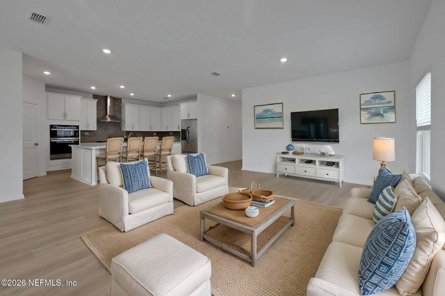 Furnished interior view inside a new home in , St. Augustine (Image 16).