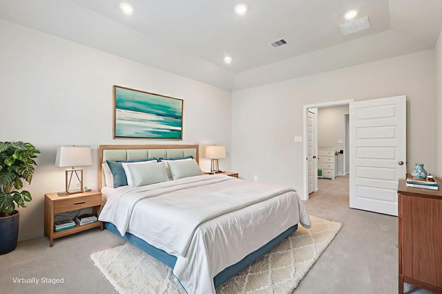 Furnished interior view inside a new home in Pinewood Trails - City Series, Atascocita (Image 9).