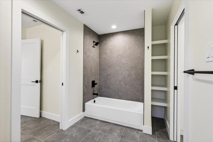 Furnished interior view inside a new home in , Enchanted Oaks (Image 13).