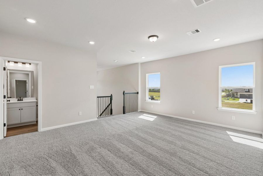 Spacious, unfurnished interior of a new home in The Canopies, Splendora (Image 20). Spacious, unfurnished interior of a new home in The Canopies, Splendora (Image 20).