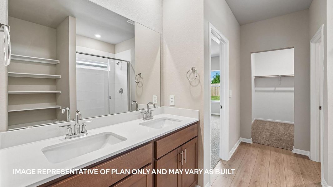 Furnished interior view inside a new home in Carillon, Manor (Image 4).