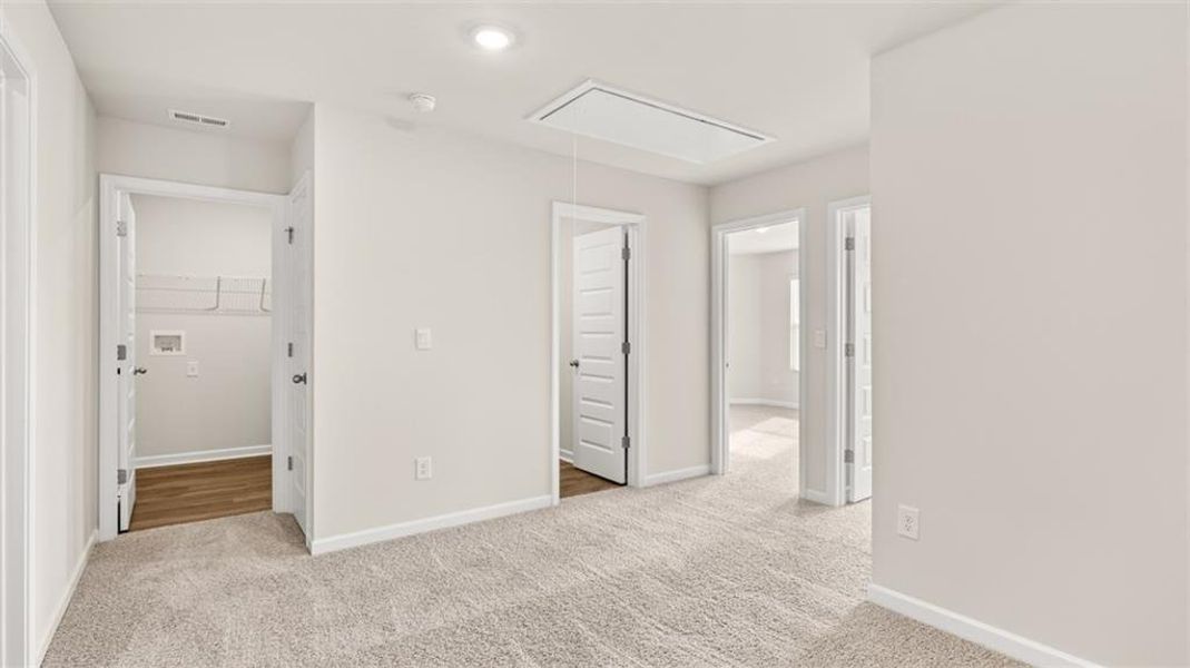 Spacious, unfurnished interior of a new home in Brookland Commons, Monroe (Image 17).