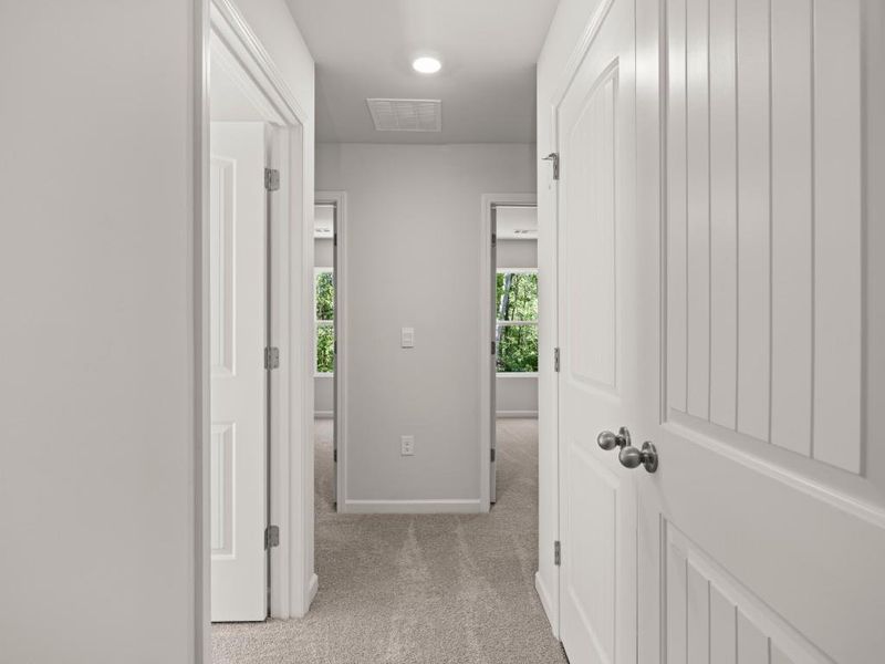 Spacious, unfurnished interior of a new home in Falcon Landing Townhomes, Gainesville (Image 13). Spacious, unfurnished interior of a new home in Falcon Landing Townhomes, Gainesville (Image 13).