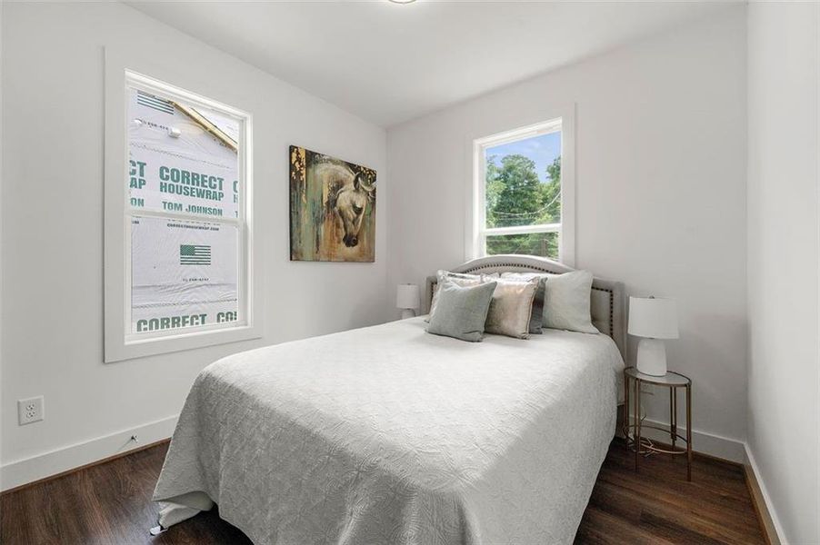 Furnished interior view inside a new home in , Atlanta (Image 15). Furnished interior view inside a new home in , Atlanta (Image 15).