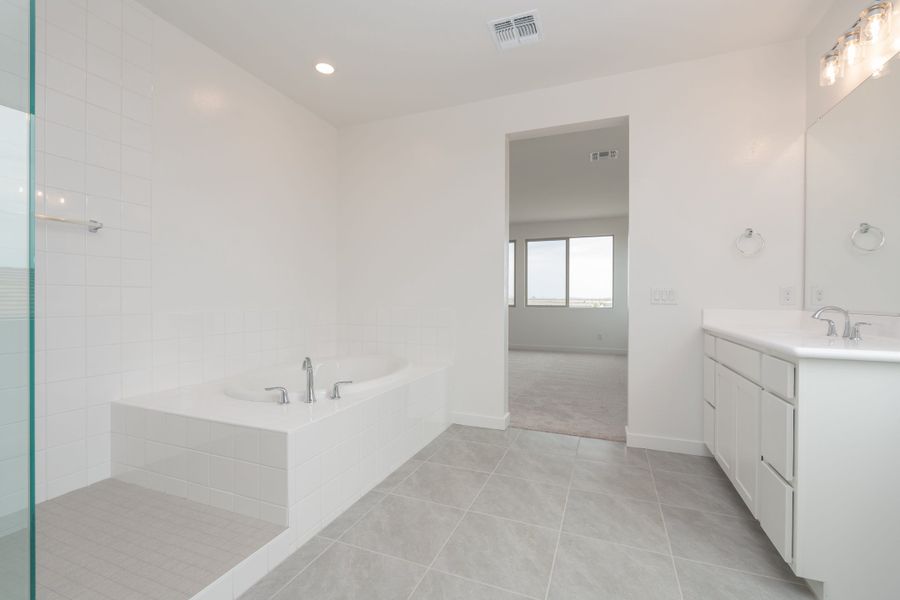 Furnished interior view inside a new home in Soleo, Queen Creek (Image 7).
