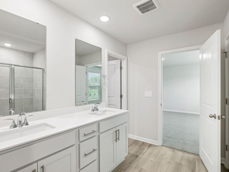 Furnished interior view inside a new home in River Glen, Angier (Image 6).
