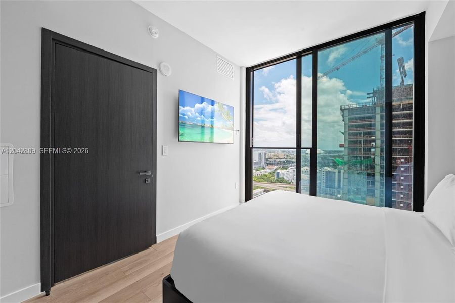 Furnished interior view inside a new home in , Miami (Image 18).