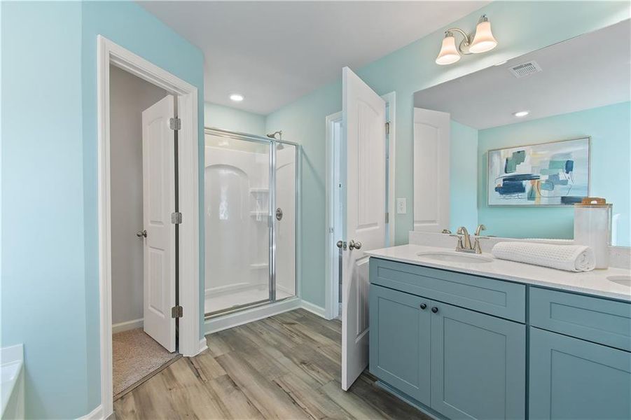 Furnished interior view inside a new home in Diamante, Stockbridge (Image 19).
