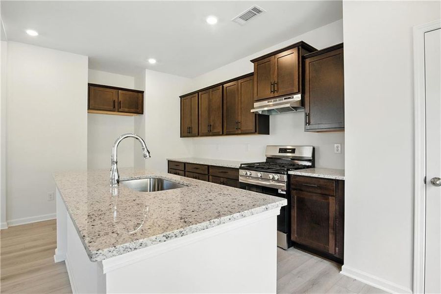 Furnished interior view inside a new home in Castleberry Pointe, Dawsonville (Image 11).