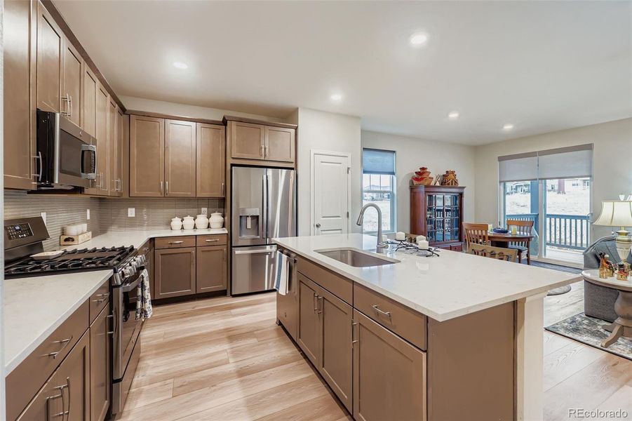 Furnished interior view inside a new home in , Castle Rock (Image 9).