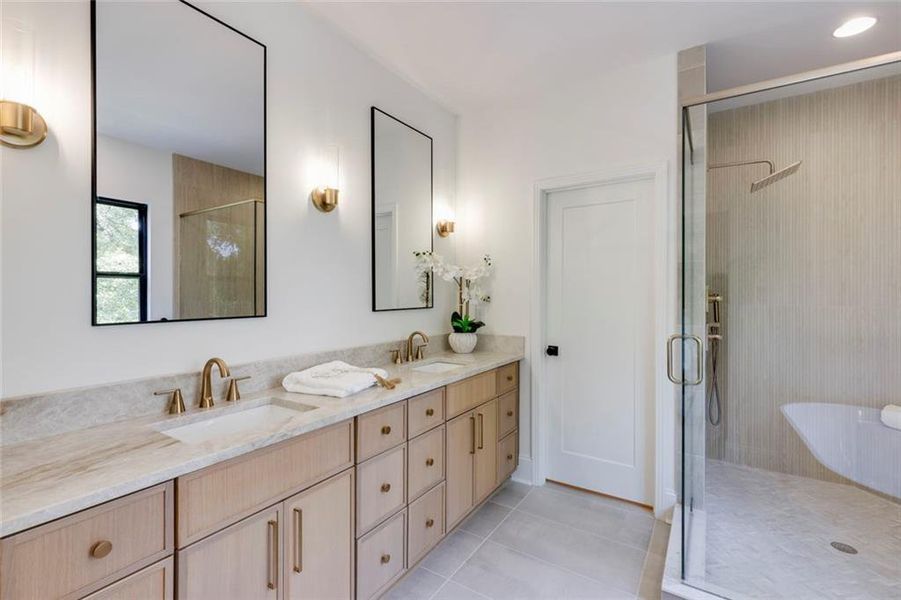 Furnished interior view inside a new home in , Norcross (Image 28). Furnished interior view inside a new home in , Norcross (Image 28).