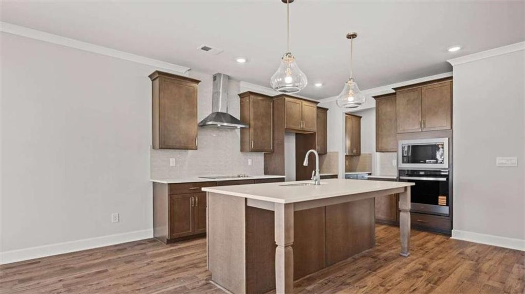 Furnished interior view inside a new home in Heritage Pointe, Senoia (Image 11). Furnished interior view inside a new home in Heritage Pointe, Senoia (Image 11).