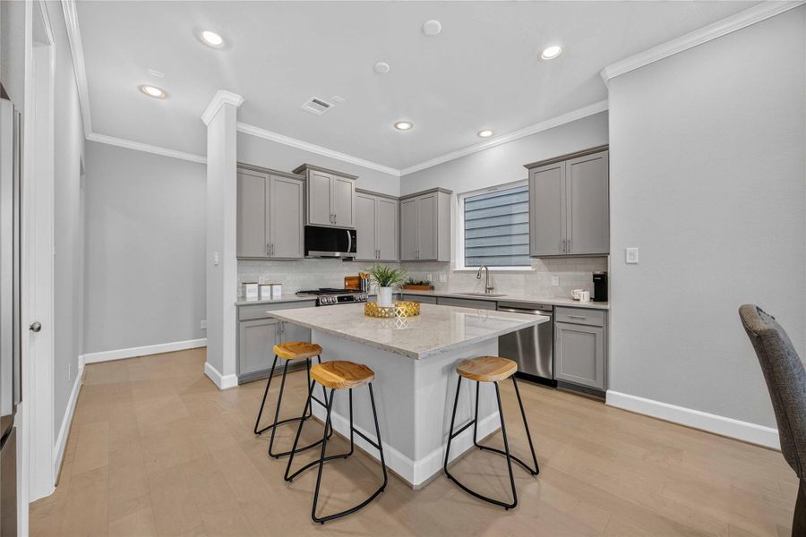 Furnished interior view inside a new home in , Houston (Image 7).