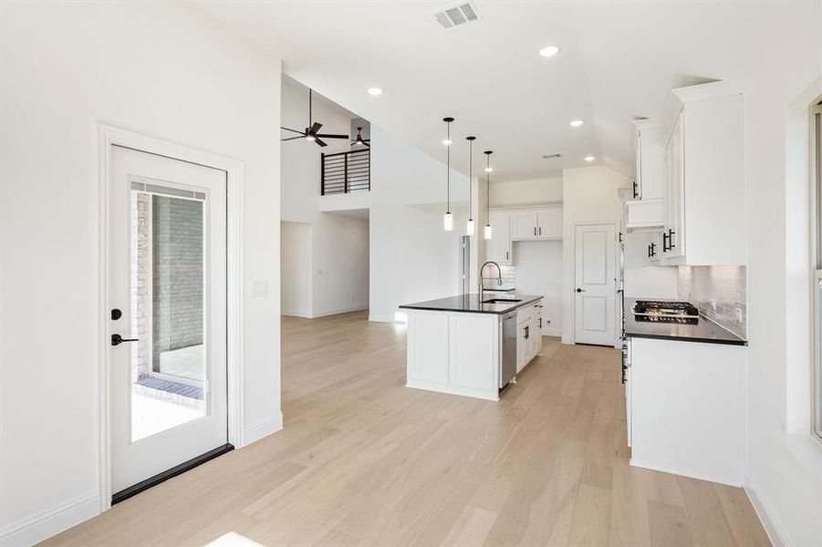 Furnished interior view inside a new home in Willow Wood Classic 50, McKinney (Image 7).