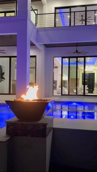 Exterior details and patio area of a home in , Palm Beach Gardens (Image 45). Exterior details and patio area of a home in , Palm Beach Gardens (Image 45).