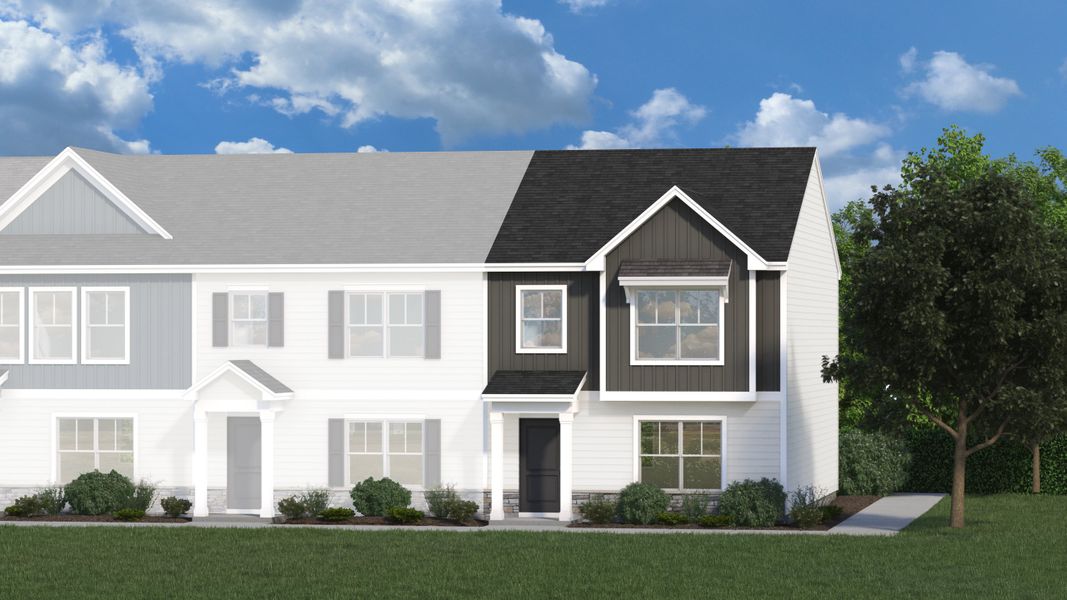 Representative exterior photo of a completed home built from the Brookfield by Veranda Homes in Meece, Easley, SC (Image 7).