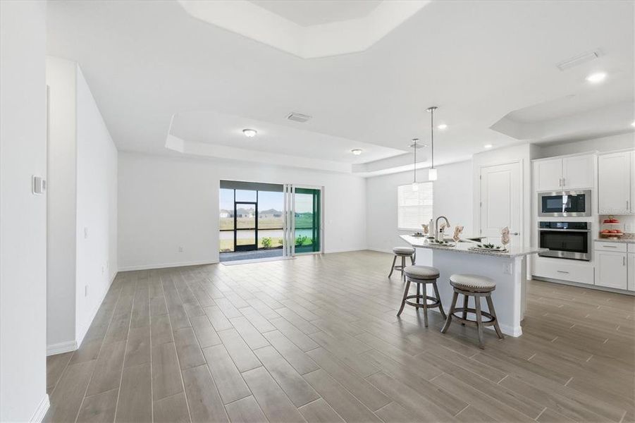 Furnished interior view inside a new home in Heritage Landing, Punta Gorda (Image 14).