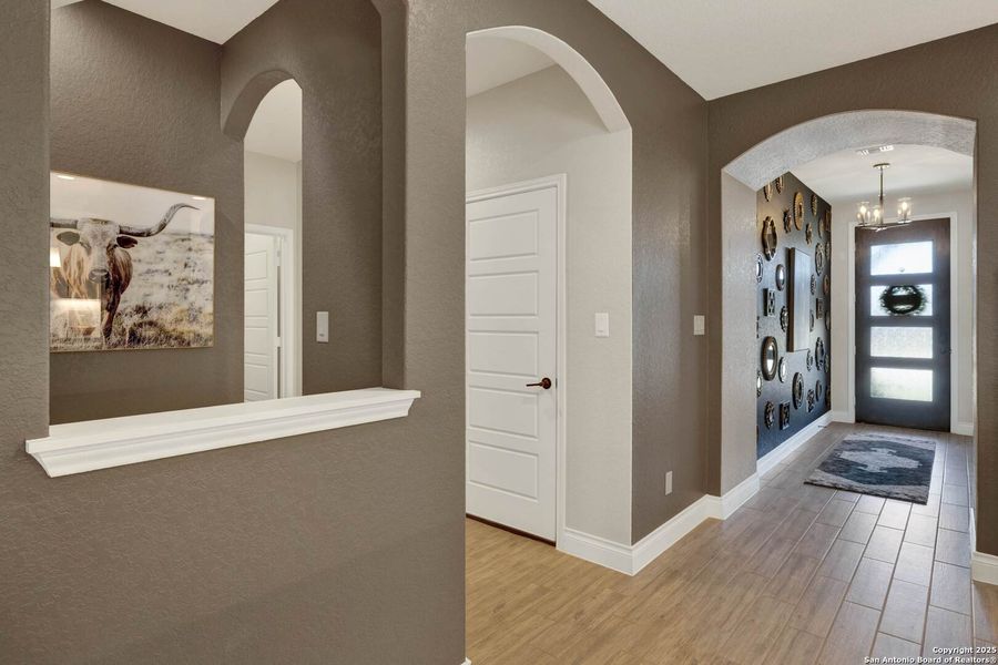 Furnished interior view inside a new home in , New Braunfels (Image 13).