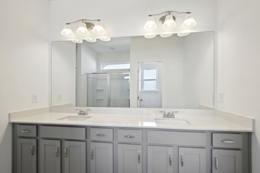 Furnished interior view inside a new home in Wilson Meadows, Clarksville (Image 15). Furnished interior view inside a new home in Wilson Meadows, Clarksville (Image 15).