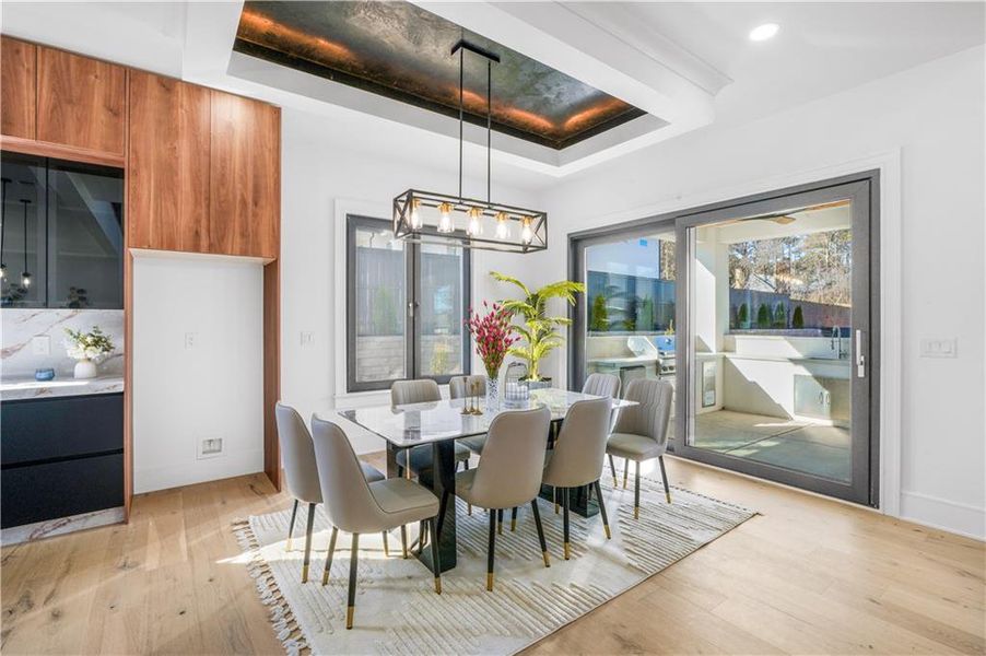 Furnished interior view inside a new home in , Lawrenceville (Image 45).