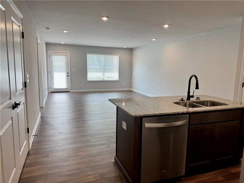 Furnished interior view inside a new home in Silver Leaf, Dawsonville (Image 8).
