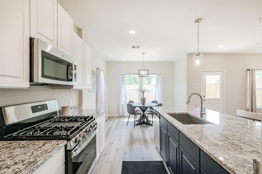 Furnished interior view inside a new home in , Houston (Image 9).