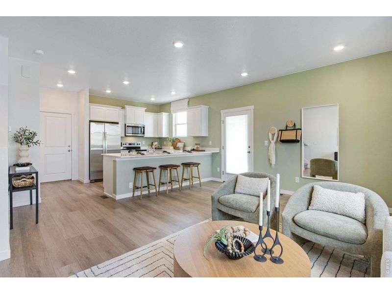 Furnished interior view inside a new home in Tailholt, Severance (Image 7).