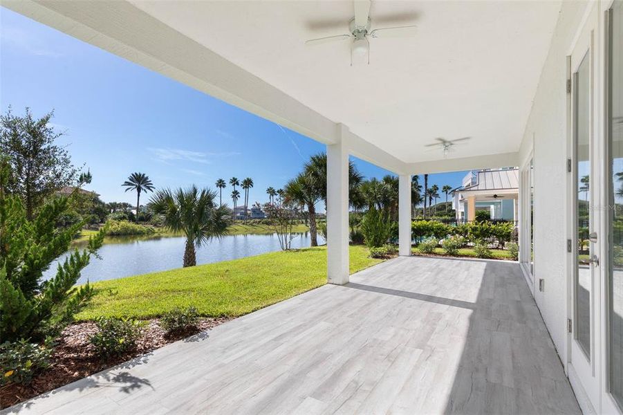Exterior details and patio area of a home in , Palm Coast (Image 38). Exterior details and patio area of a home in , Palm Coast (Image 38).