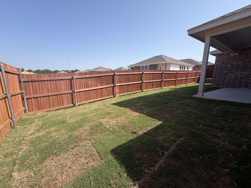 Exterior details and patio area of a home in Trail Creek, Cleburne (Image 3). Exterior details and patio area of a home in Trail Creek, Cleburne (Image 3).