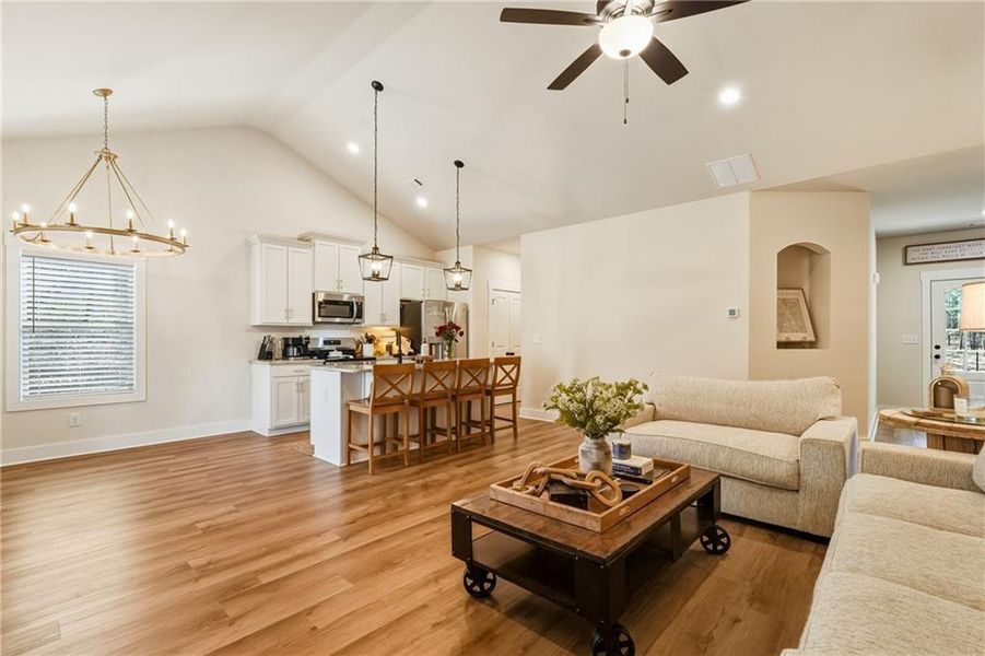 Furnished interior view inside a new home in , Rockmart (Image 13). Furnished interior view inside a new home in , Rockmart (Image 13).
