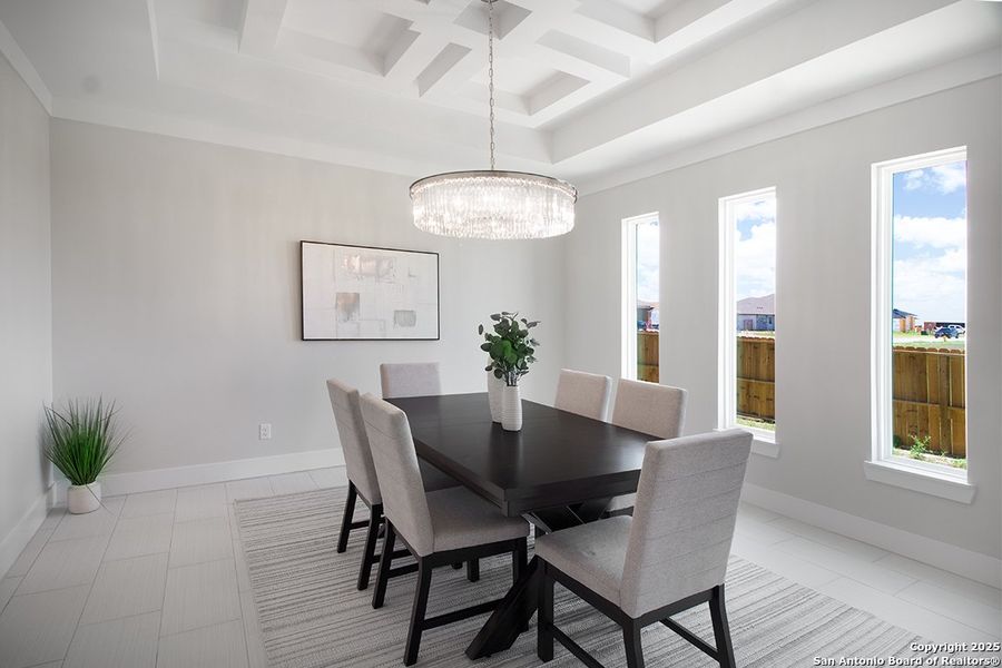 Furnished interior view inside a new home in , Corpus Christi (Image 5).