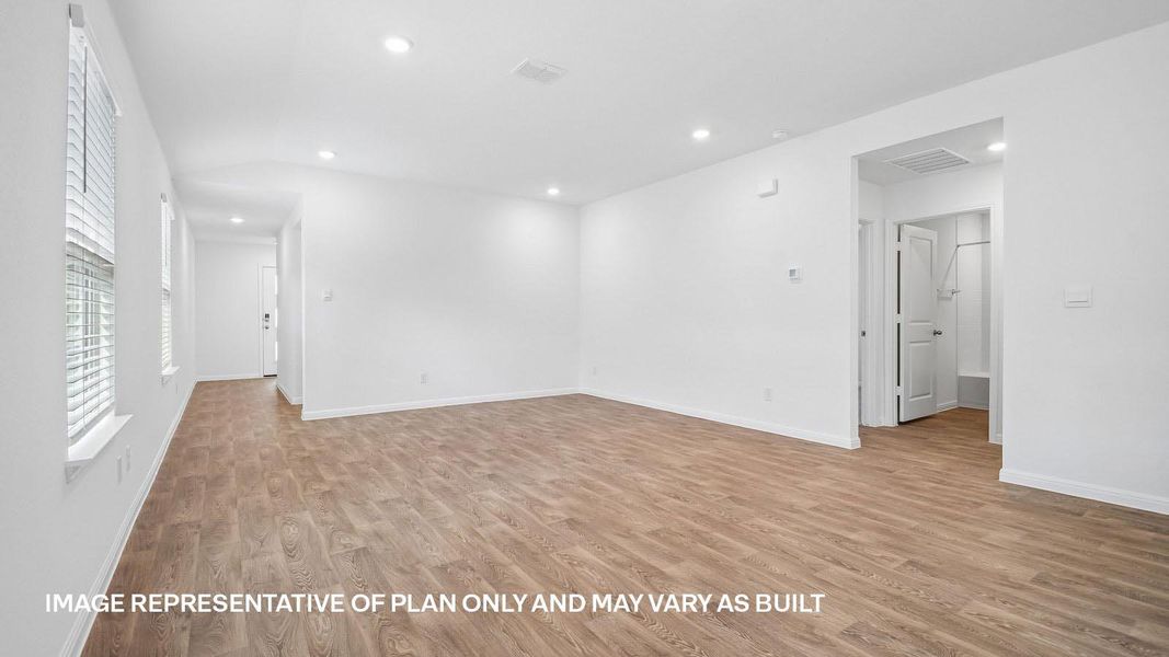 Spacious, unfurnished interior of a new home in Southgrove, Kyle (Image 21).