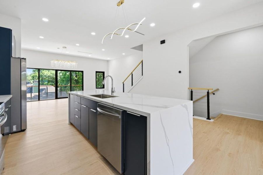 Furnished interior view inside a new home in , Decatur (Image 10).