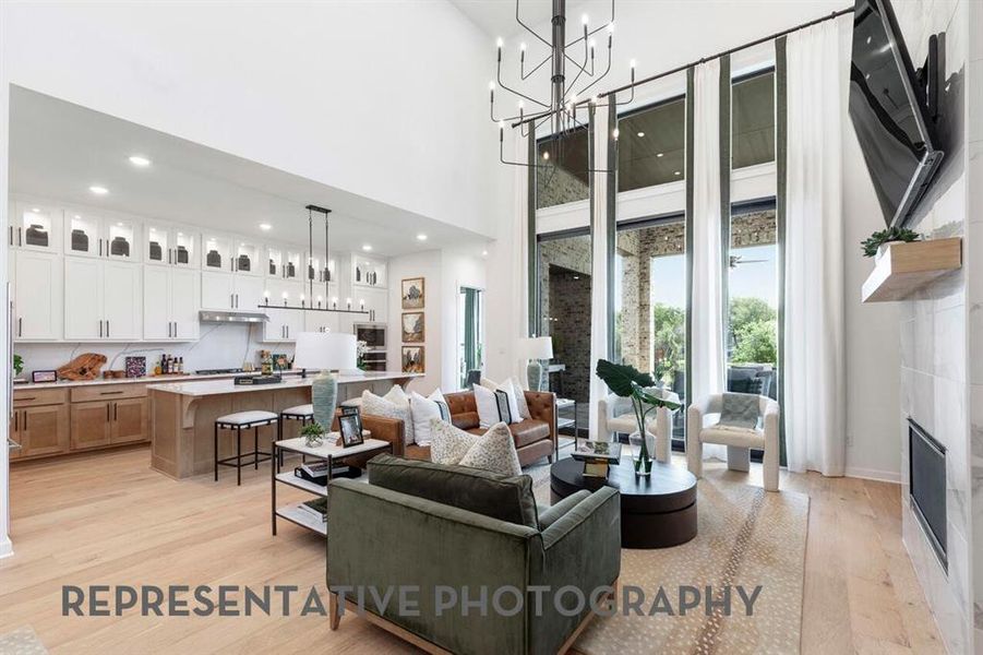 Furnished interior view inside a new home in Wellington, Haslet (Image 15).
