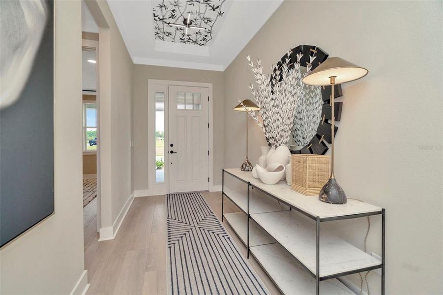 Furnished interior view inside a new home in Primrose at Longleaf, New Port Richey (Image 18).