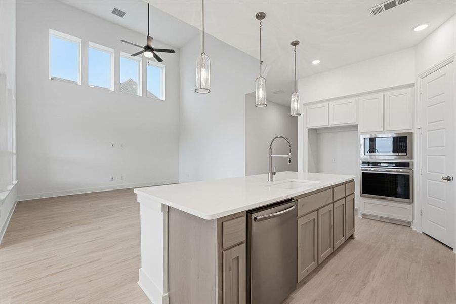 Furnished interior view inside a new home in Devonshire, Forney (Image 9).