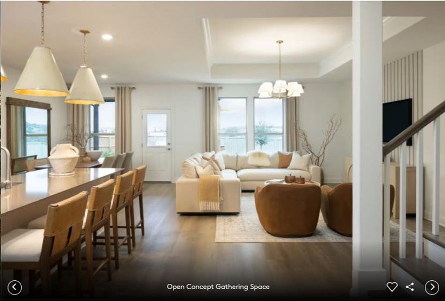 Interior photos- Photo of Pulte model home with same floor plan, not of actual home listed.