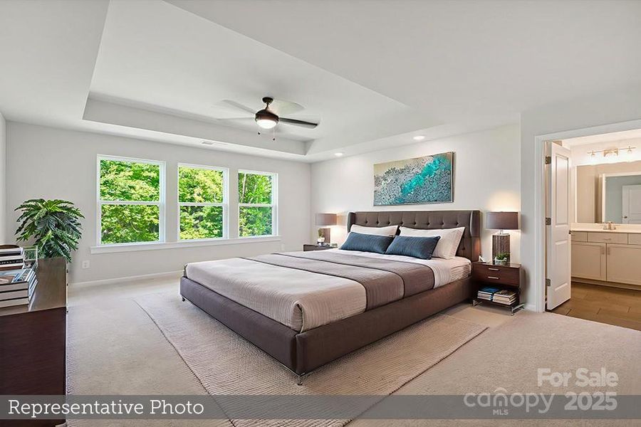Furnished interior view inside a new home in Westview Towns, Waxhaw (Image 5).