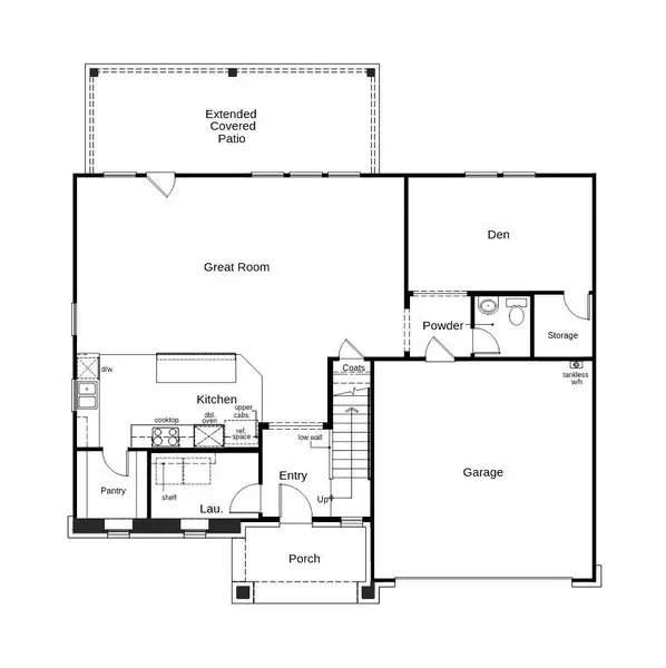 2D floor plan layout of this home in Heartland Signature, Crandall, TX (Image 3). 2D floor plan layout of this home in Heartland Signature, Crandall, TX (Image 3).
